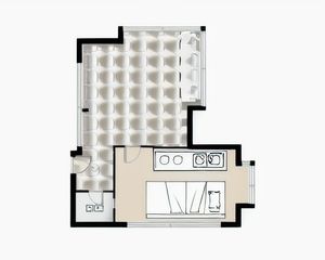 上品优空间 2室1厅 北