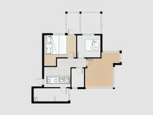 澳龙名城 3室1厅 南