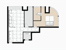 海洋中心 1室1厅 东北