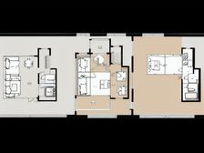 双拼别墅,原装二次重装,业主外地定居置换