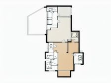 精品大六房面积213,户型方正楼顶大花园
