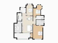 次新小区,金科物业,诚心出售。板式结构,家住公园里