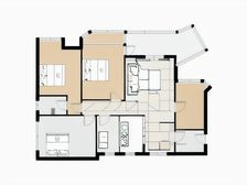 星城高层大三房,采光好。配套齐全。可装四房