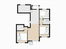 虹开发南北通飞机板式三房两厅双阳台不靠马路