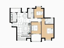 中兴和园精装修小层,可拎入住,看房方便诚心出售