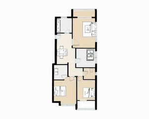 五一广场,茶亭地铁口旁,人车分流,电梯高层端头户型