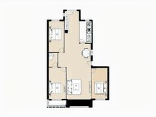 东山花园南北三室电梯房,好楼层