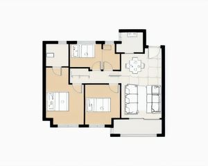 奥体华府,诚心出售95万,可拎包入住