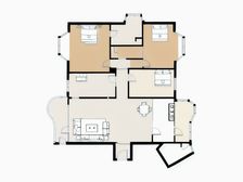 星海国宝 平层 看广场 看音乐喷泉