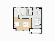 户型全明通透,格局工整合理规划,,全天有太阳