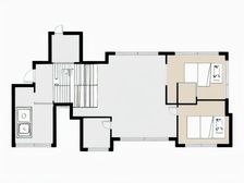 一跃二两层,带两百平花园,六房三卫