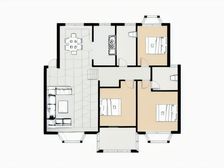 江边长江天下 步梯二楼144平 家装保持良好