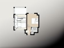 百第宜山大楼 1室1厅 北