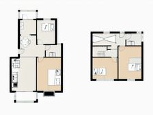复式房,带露台,使用面积大,位置安静,满五年税费少