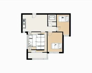 万锦商圈 美通 蓝色港湾 精装两居婚房房本满二可按揭