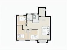 招商五期三室 精装修户型方正 近地铁