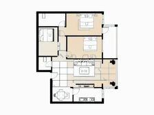 张掖路旁 盛世广场三室 精装修