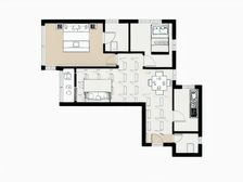 瑞虹新城(一期) 2室2厅 南