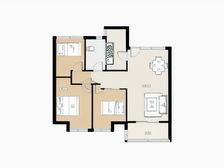 新区永旺旁柠檬花园,次新小区,刚需三房,毛坯随心装