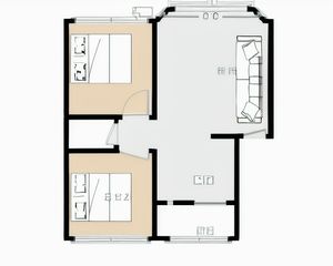 江山风华 国标两居 包土地出让金 房本满二