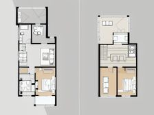 公园五号一期,板楼一梯两户,无遮挡,复式结构,视野开阔,