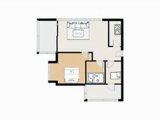 旗峰山下新世界花园,房子带大平台,朝小区