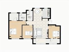 海信波尔多小镇 毛坯房 电梯入户 价格各付