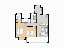 此房采光不遮挡 房子楼层位置好 户型方正