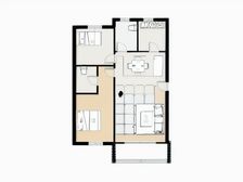 南北通透,楼层好,客厅带大阳台朝南