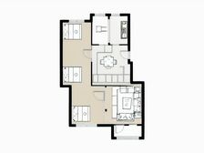 阳光首院 河滨路 顶加阁 上下三层 洋房