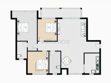 次新小区金融街中高层精装三房两卫南北通透保养新