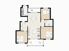 房子 户型通透 双阳台 视野好 高楼层 采光足