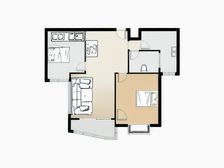 金沙丽晶苑一期2室2厅1卫南朝向556.00万元/套出售