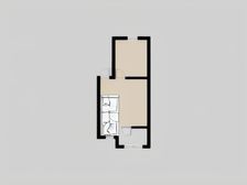 江滨花园二期 1室1厅 南