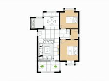 盛世经典带阳台的两房 房东诚心价格随时看房