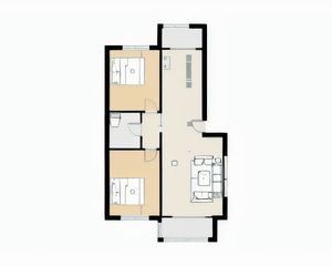 地铁二号线帅家营站 国标户型 采光无遮挡