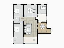 小区管理严谨干净整洁 全明户型方形板正小区自带食堂