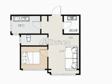 兴隆融创城朗园 2室1厅 南