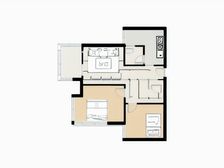 渝中区 次新小区 朝东南 正两房 一线观江