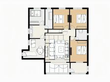 八一广场旁,电梯房,前后无档,