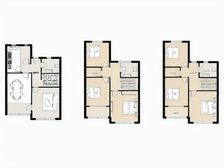 内环旁边,原生态联排别墅,上下四层带花园车位