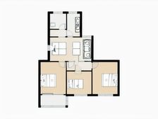 地铁口,濠河运河边,高层视野开阔