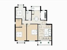 新思致公寓,光线好一梯两户房龄新,带固定租赁车位