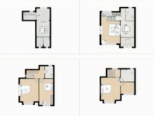 西渡地铁口+零五年联排别墅,前后大花园,得房率高