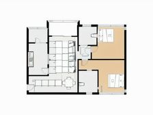 翠湖天地嘉苑 2室2厅 南 北