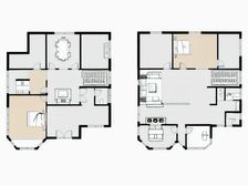 内环旁边,原生态独栋大别墅,上下三层带花园车位