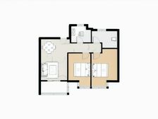 驿东苑 次新电梯房84.94平 3开间朝南 全新毛坯