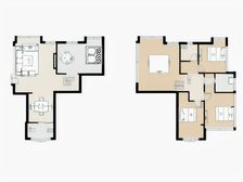 跃层户型 精装修 出门地铁口 .......