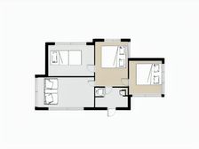 古美复式带露台徐汇漕河泾旁大面积实yan西