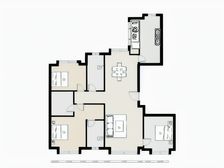 几乎全新 东港大平层三室两卫全明户型,采光好可看海